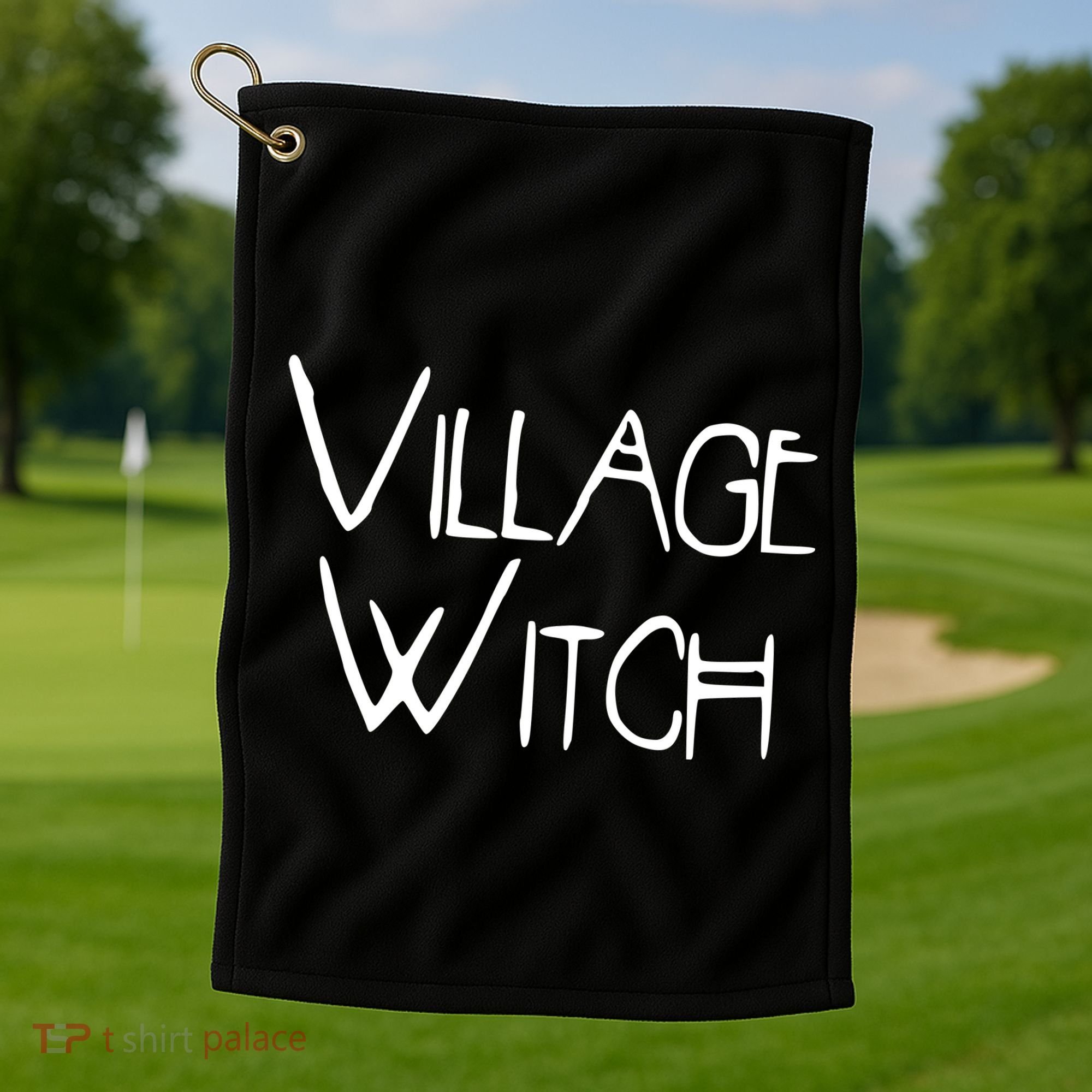 Village Witch Golf Towel
