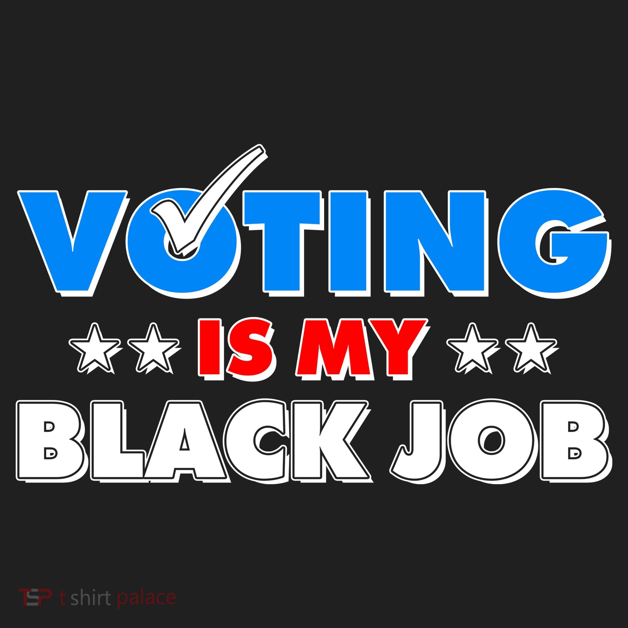Voting Is My Black Job 2024 Election Women's Sweatshirt