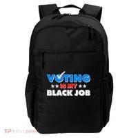 Voting Is My Black Job 2024 Election Backpack thumb 0