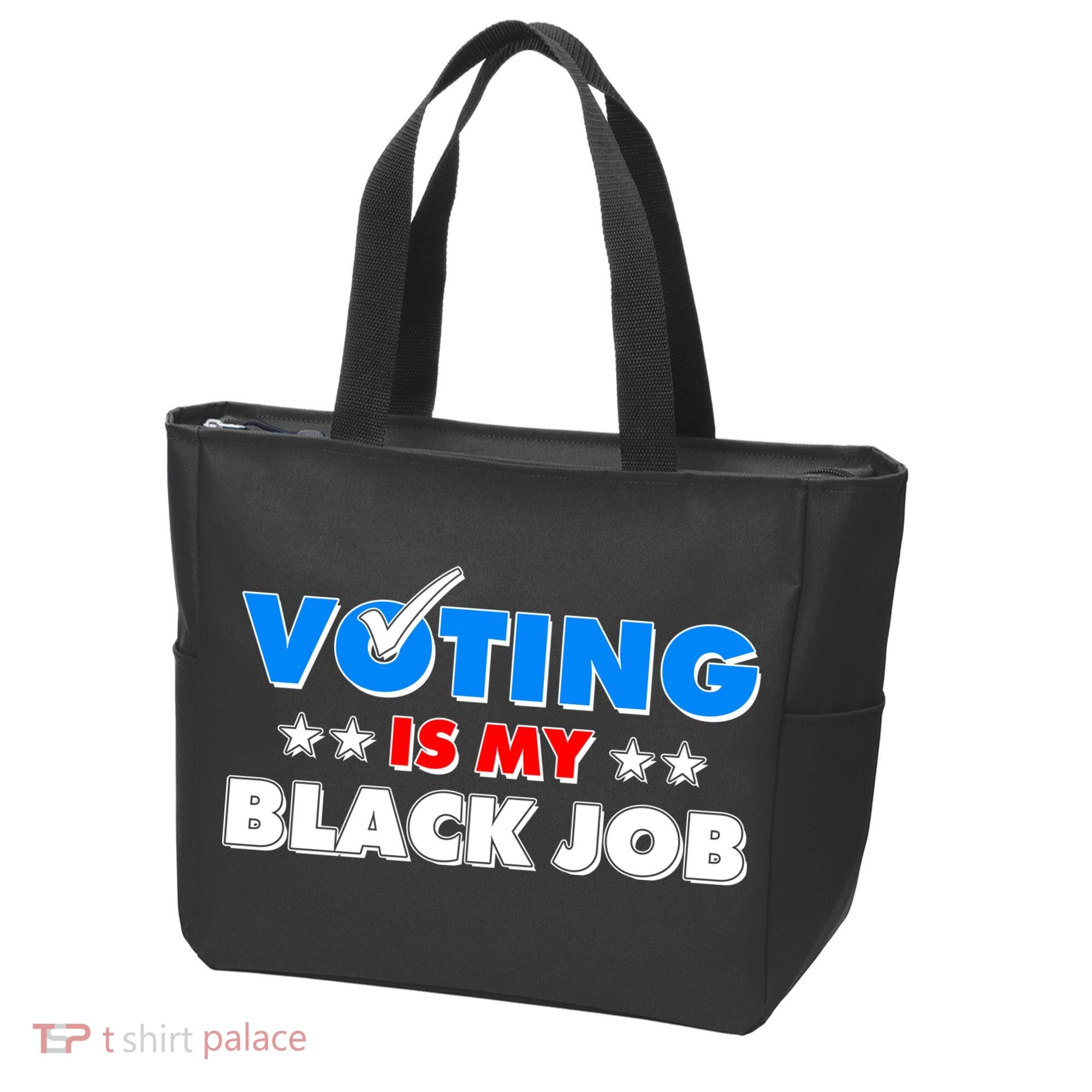 Voting Is My Black Job 2024 Election Tote Bag