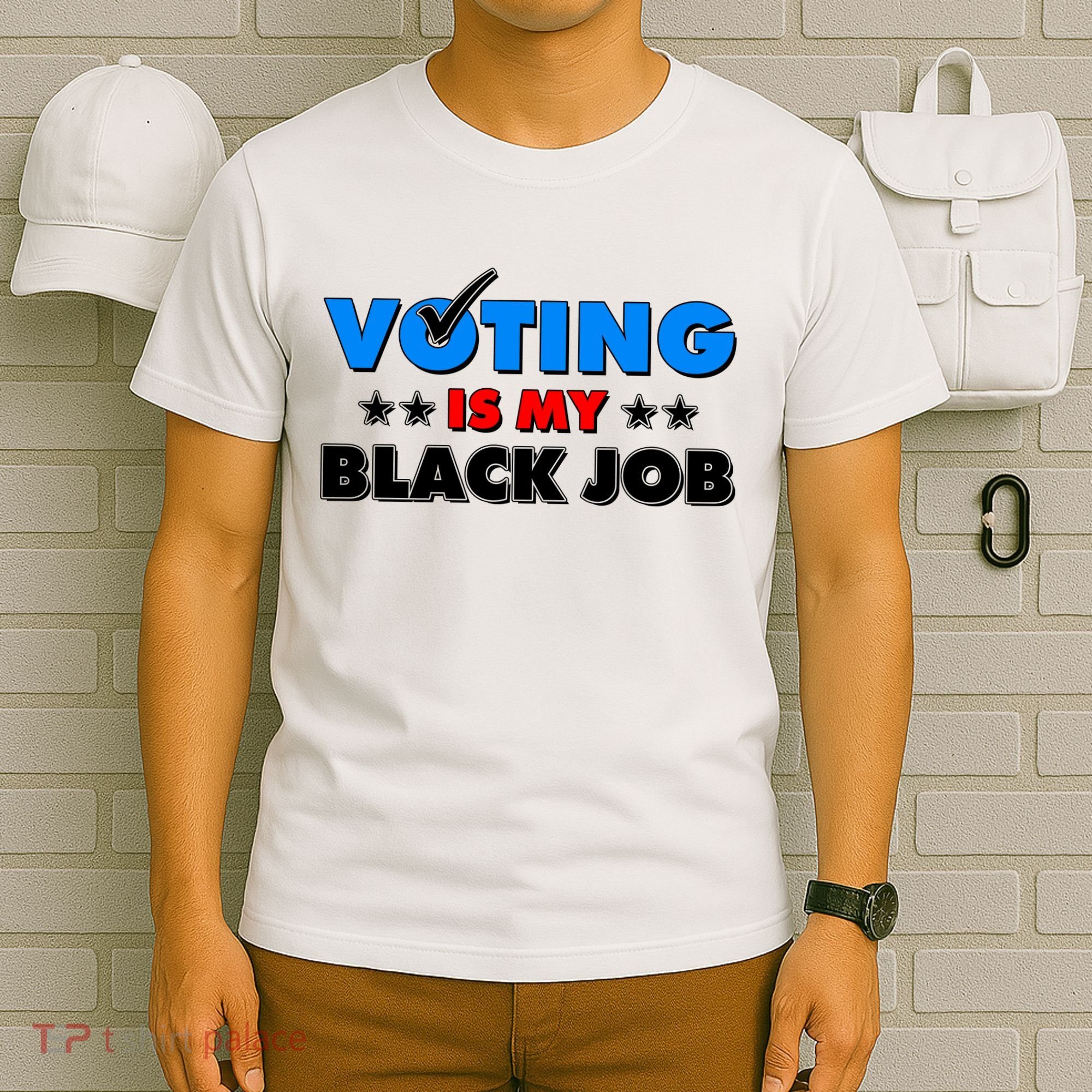 Voting Is My Black Job 2024 Election T-Shirt