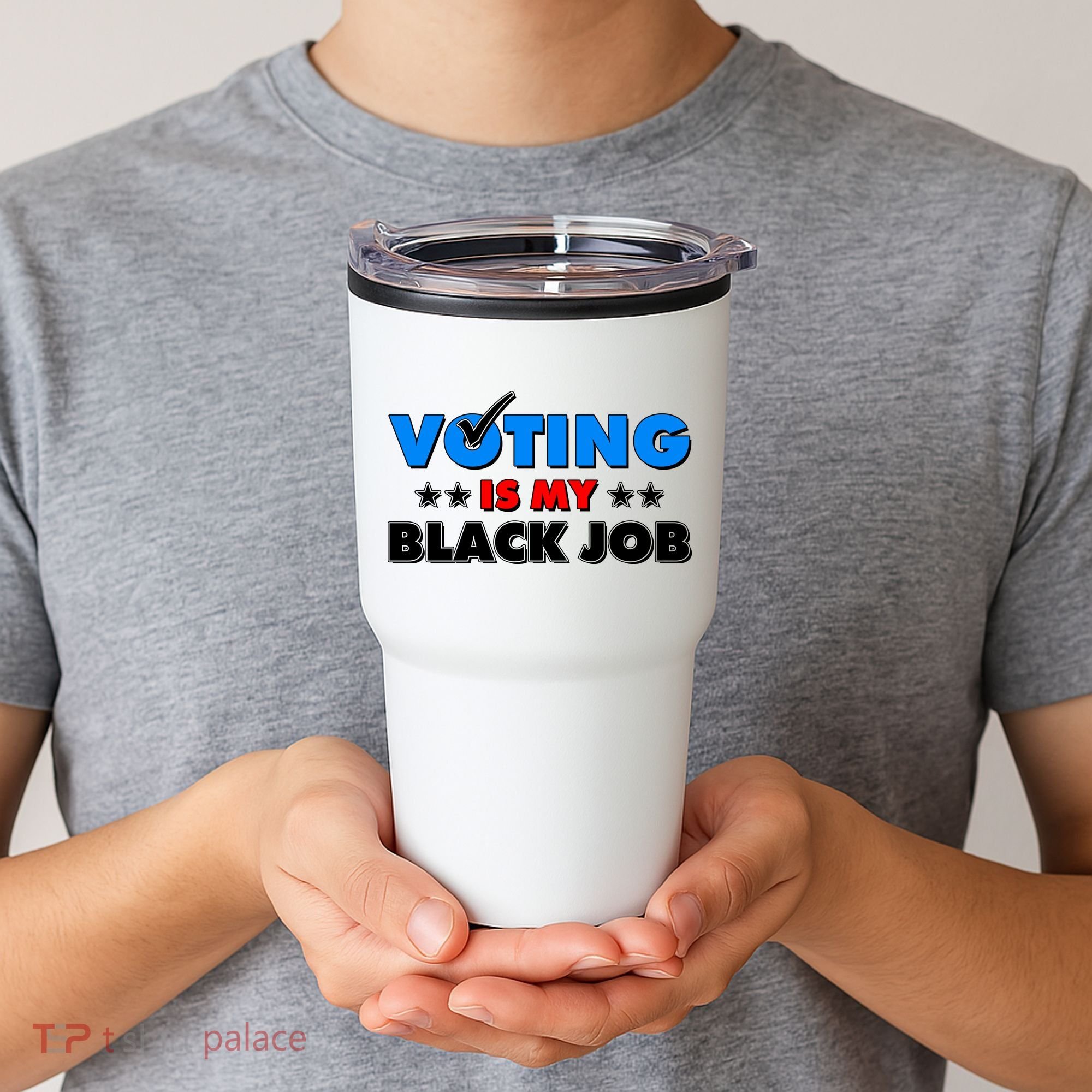 Voting Is My Black Job 2024 Election Tumbler