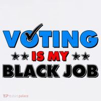 Voting Is My Black Job 2024 Election Women's Tank Top thumb 5
