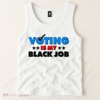 Voting Is My Black Job 2024 Election Tank Top thumb 2