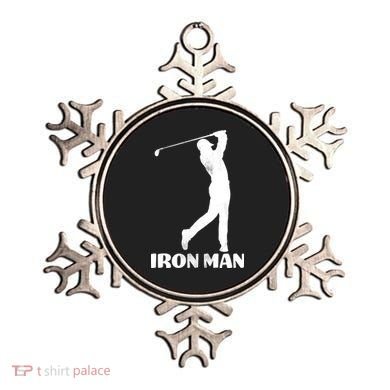 Vintage Iron Man Golf Design Ornament