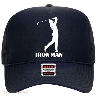 Vintage Iron Man Golf Design Hat