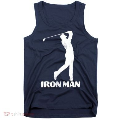 Vintage Iron Man Golf Design Tank Top