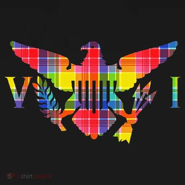 Virgin Islands Madras VI Flag Long Sleeve Shirt