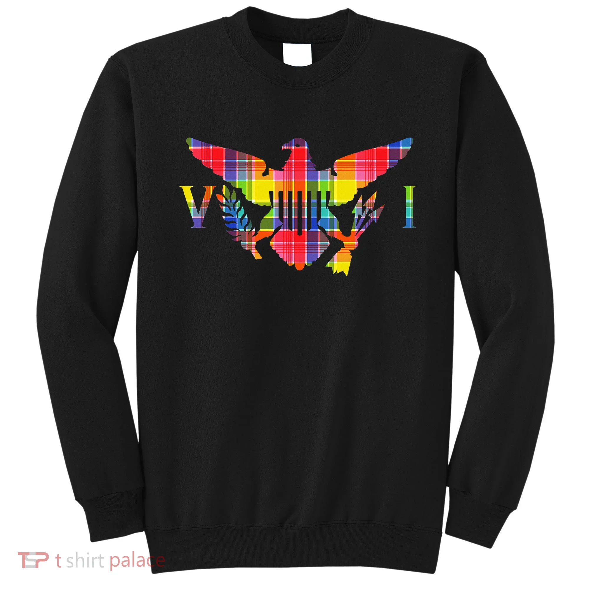 Virgin Islands Madras VI Flag Sweatshirt
