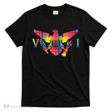 Virgin Islands Madras VI Flag T-Shirt