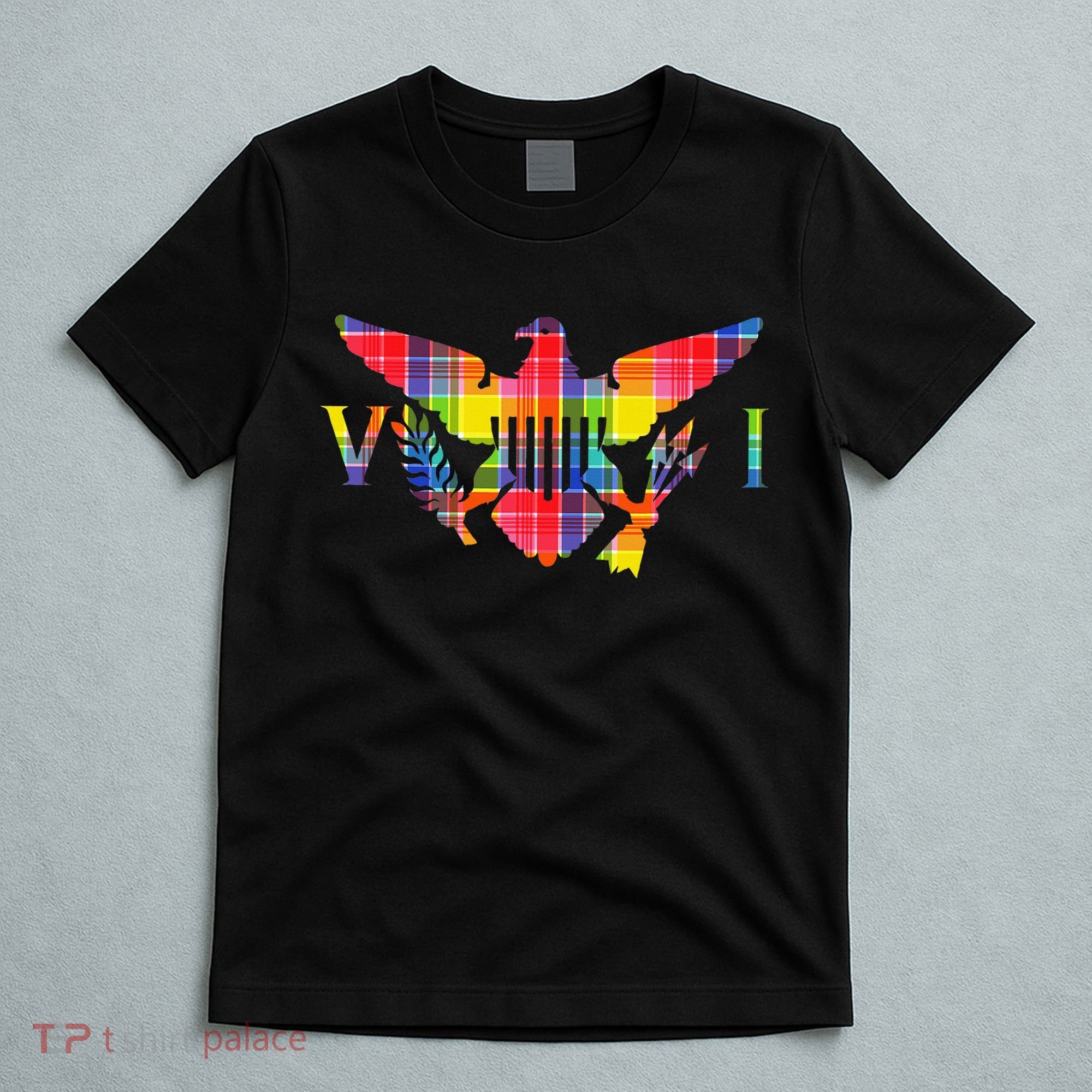 Virgin Islands Madras VI Flag T-Shirt