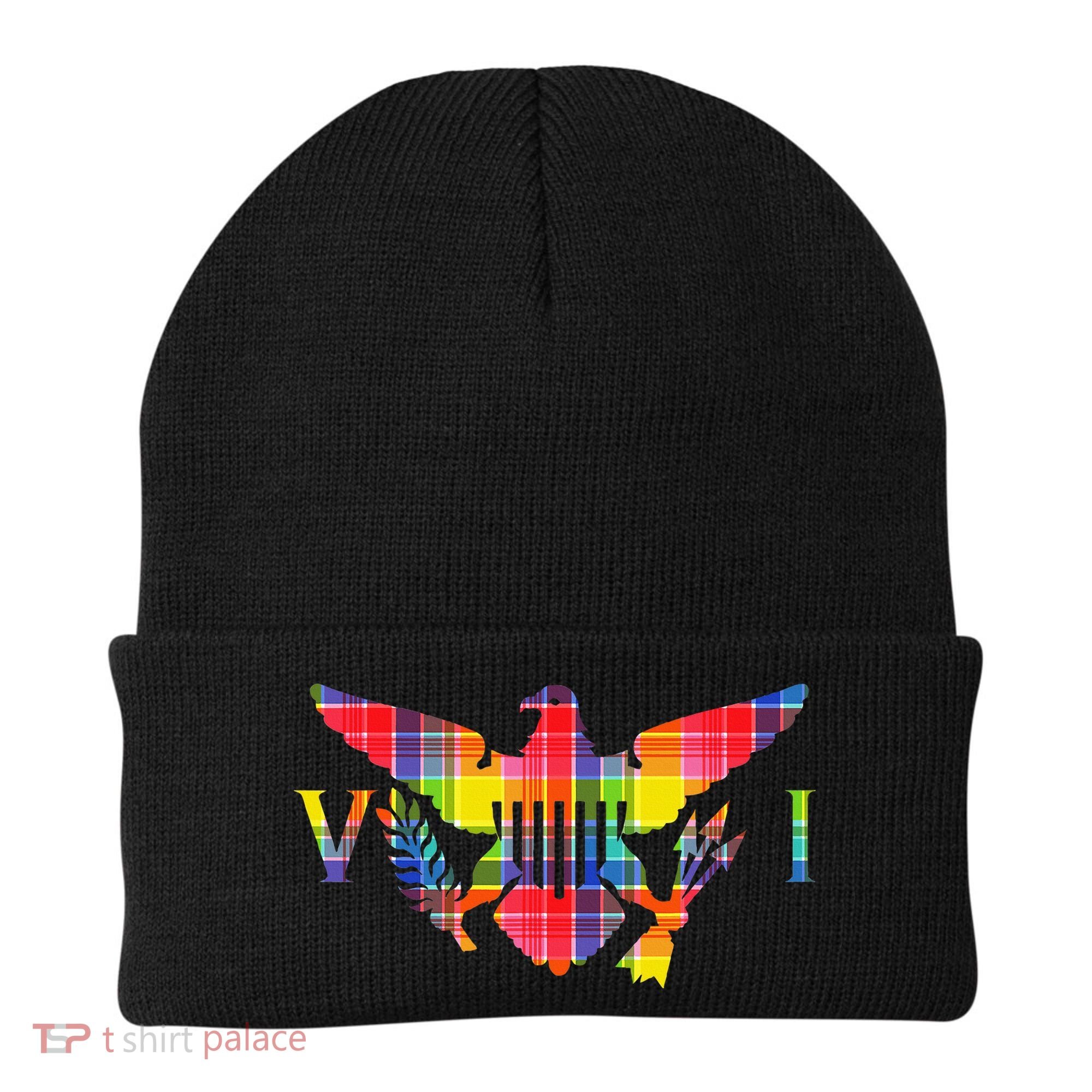 Virgin Islands Madras VI Flag Beanie