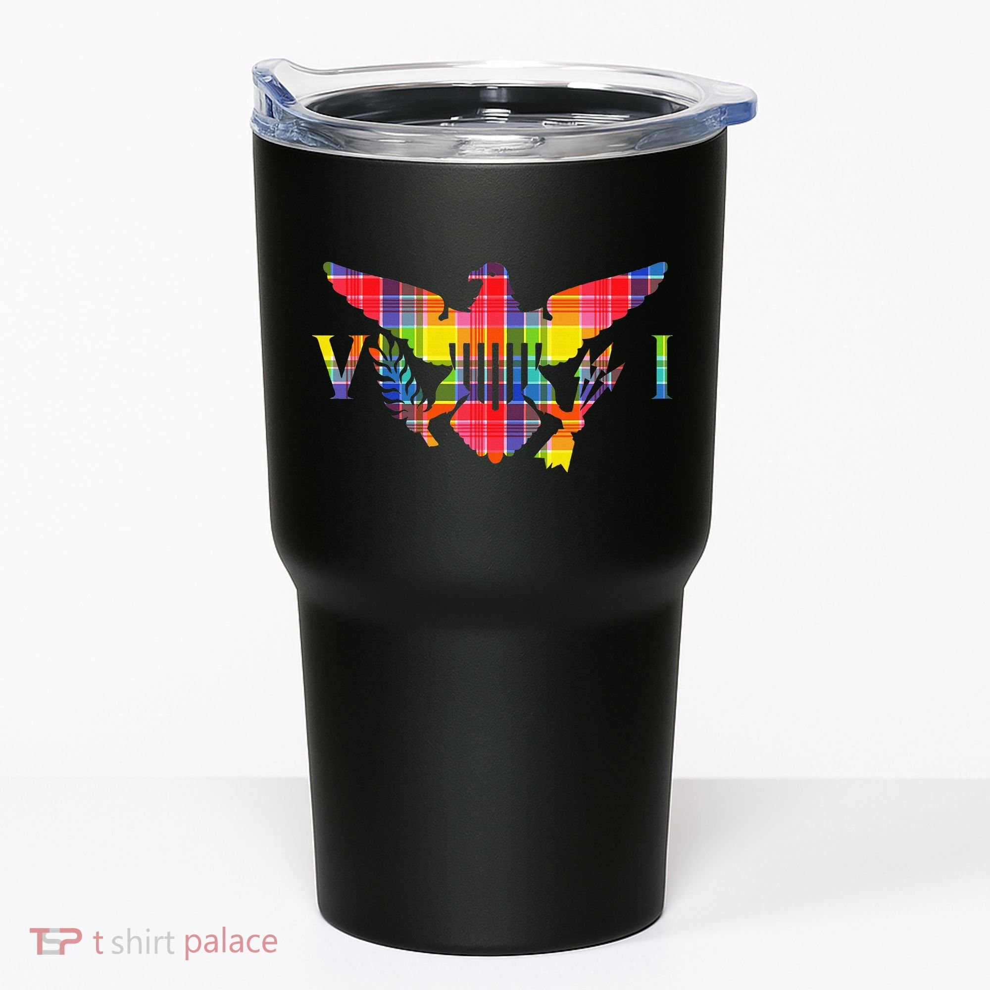 Virgin Islands Madras VI Flag Tumbler
