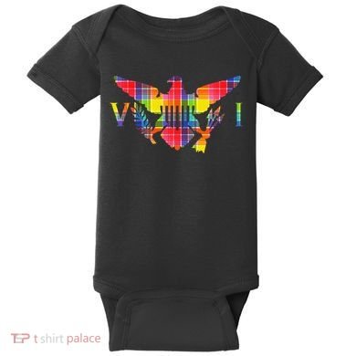 Virgin Islands Madras VI Flag Baby Bodysuit