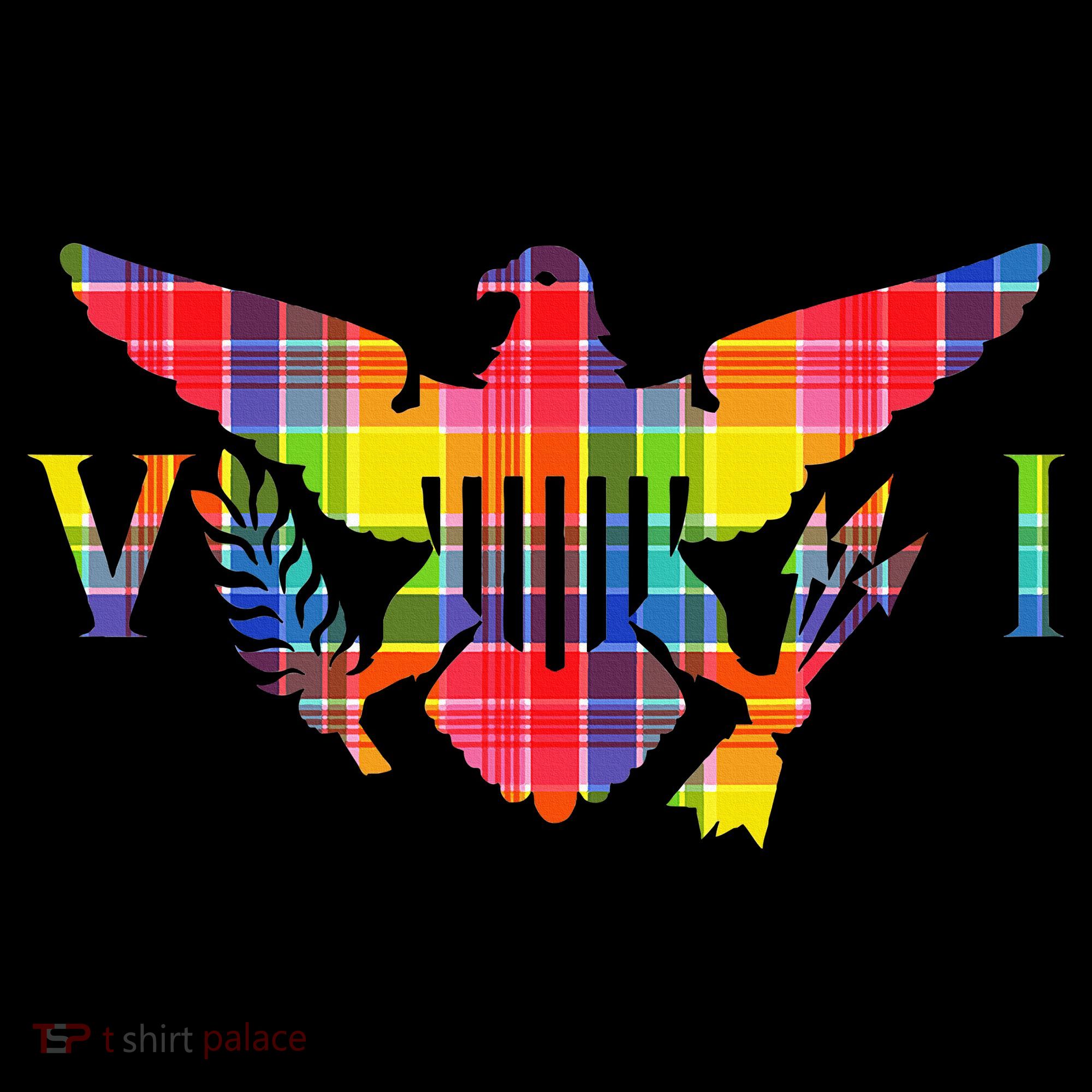 Virgin Islands Madras VI Flag Tank Top