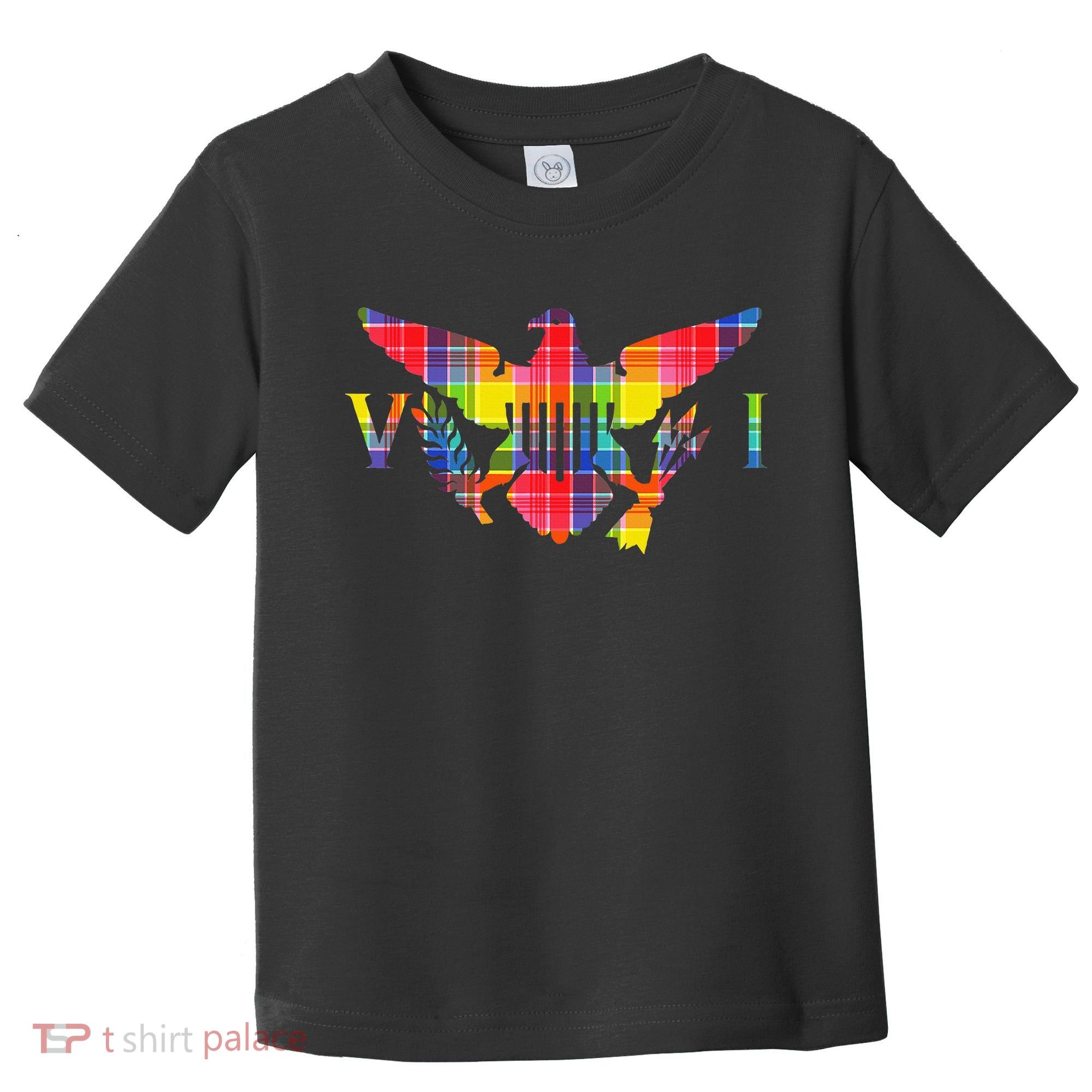 Virgin Islands Madras VI Flag Toddler T-Shirt
