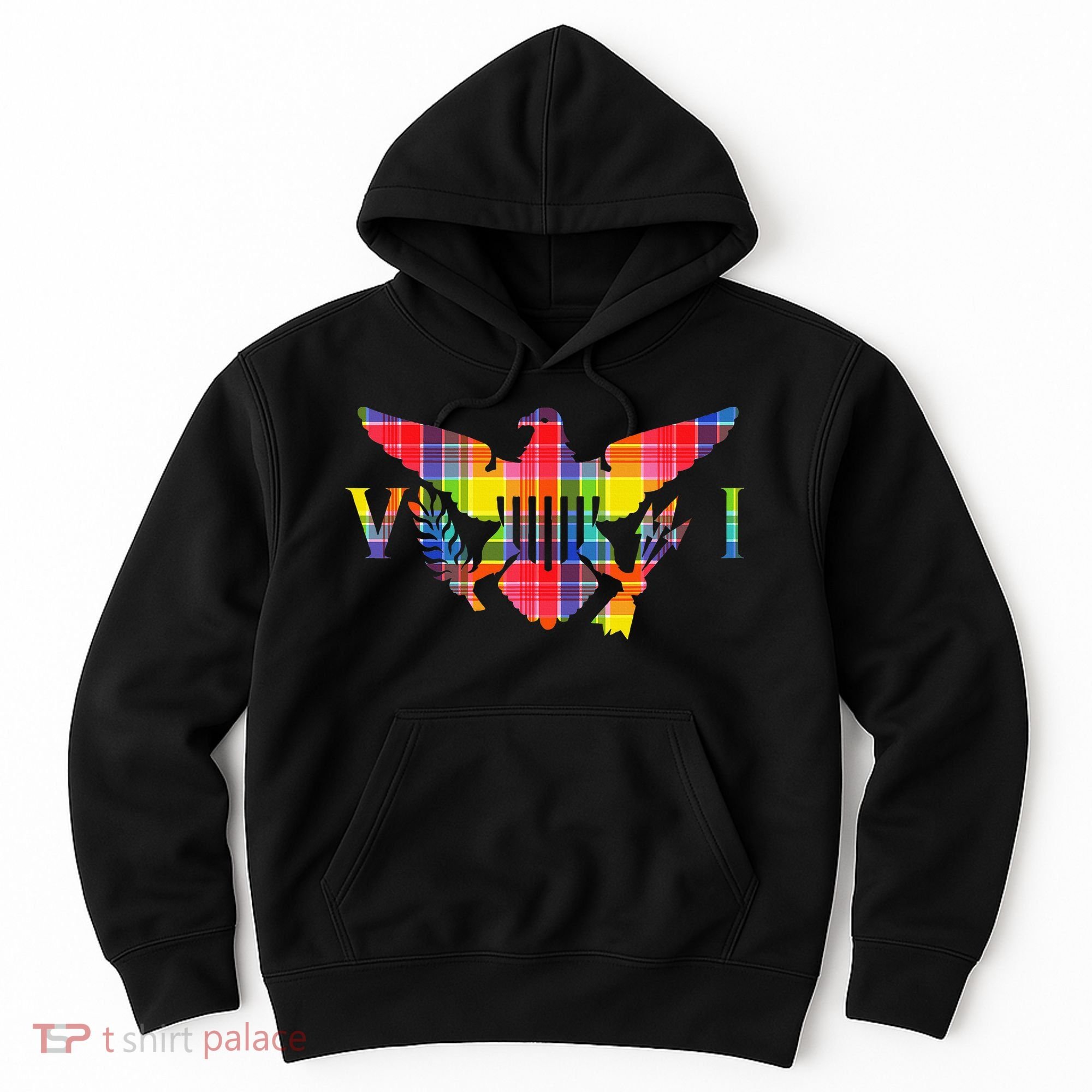 Virgin Islands Madras VI Flag Hoodie
