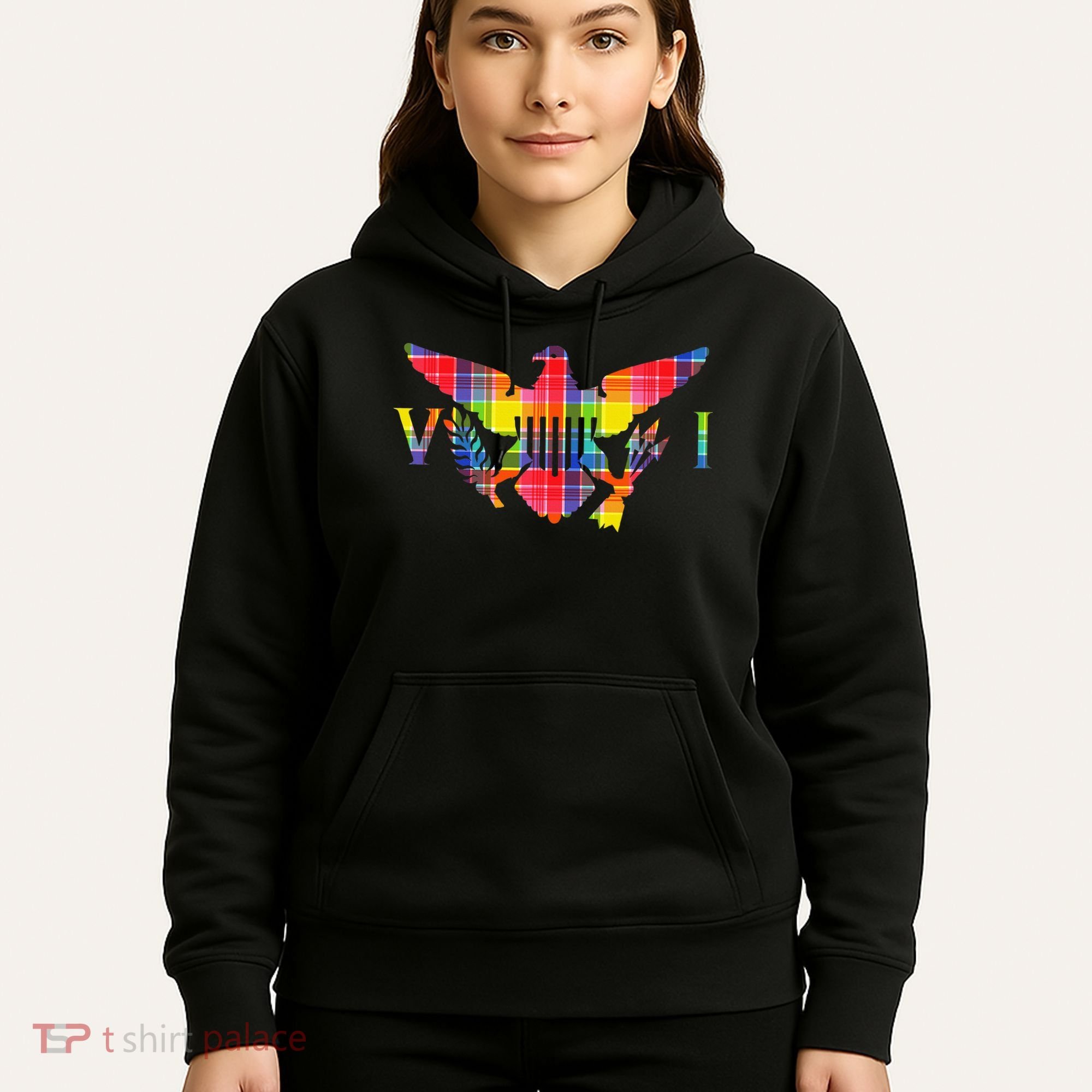 Virgin Islands Madras VI Flag Hoodie