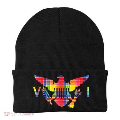 Virgin Islands Madras VI Flag Beanie