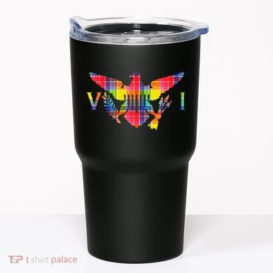 Virgin Islands Madras VI Flag Tumbler