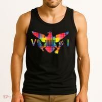 Virgin Islands Madras VI Flag Tank Top thumb 3