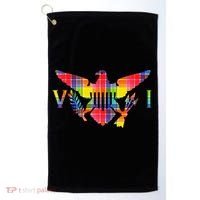 Virgin Islands Madras VI Flag Golf Towel thumb 0