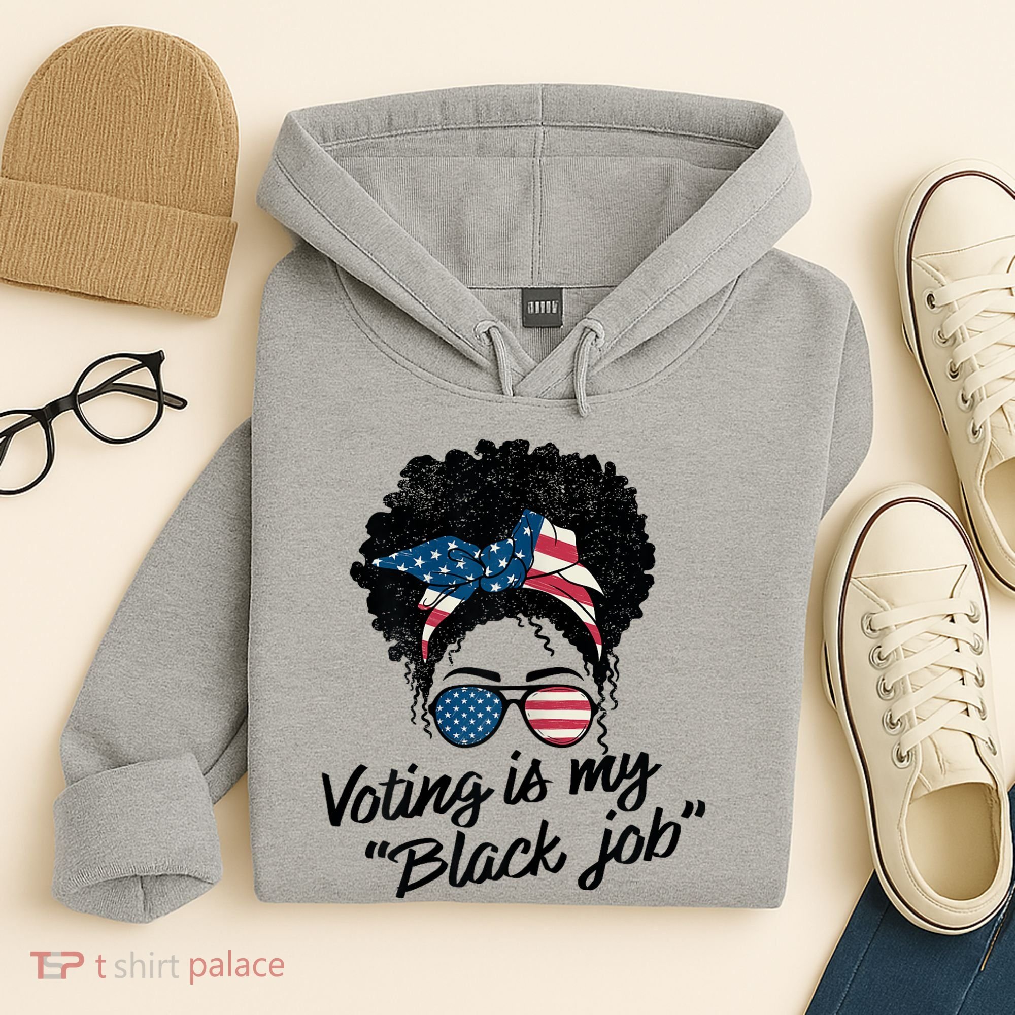 Voting Is My Black Job Hoodie