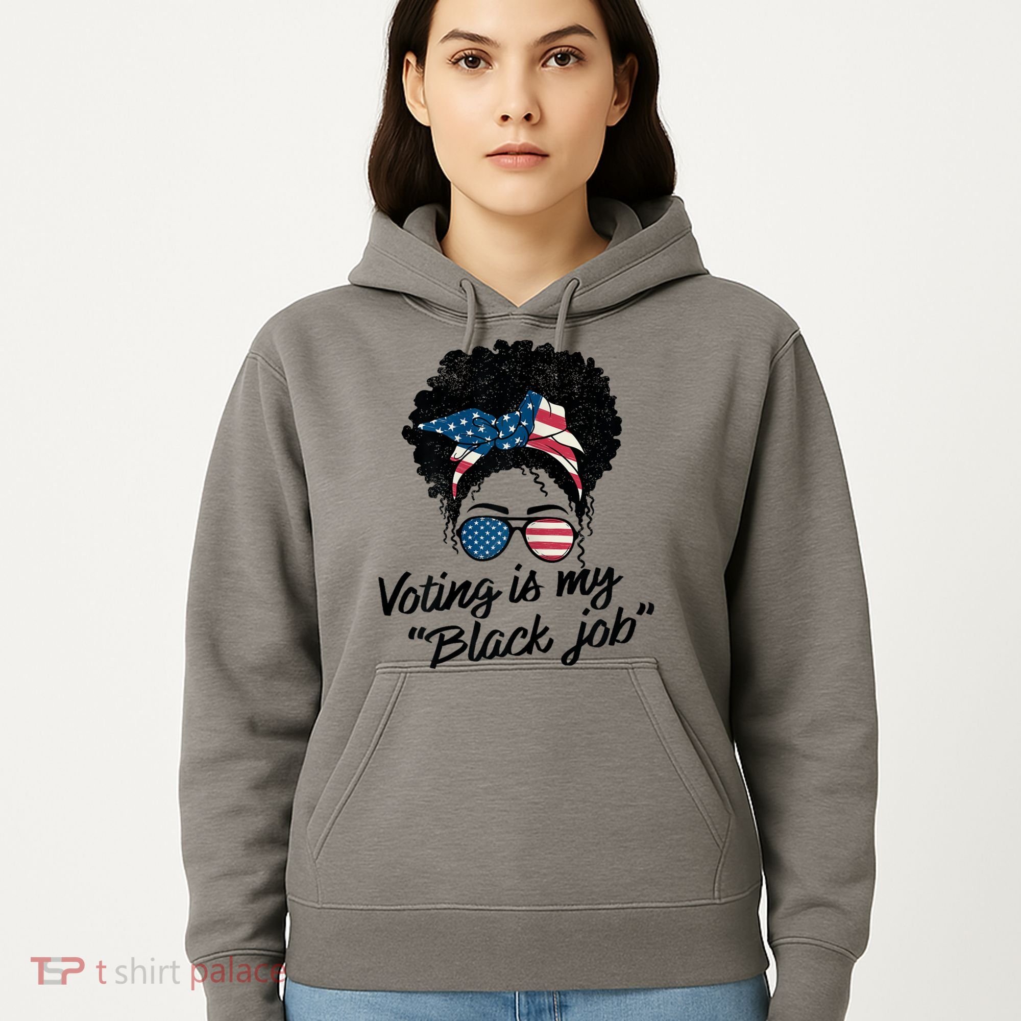 Voting Is My Black Job Hoodie