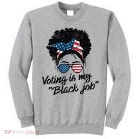 Voting Is My Black Job Sweatshirt thumb 0