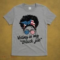 Voting Is My Black Job T-Shirt thumb 5