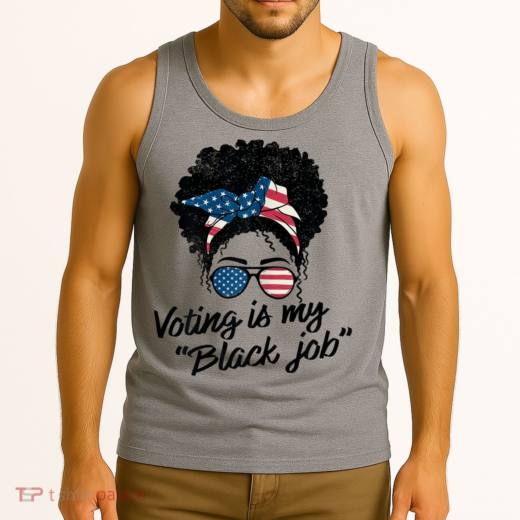 Voting Is My Black Job Tank Top