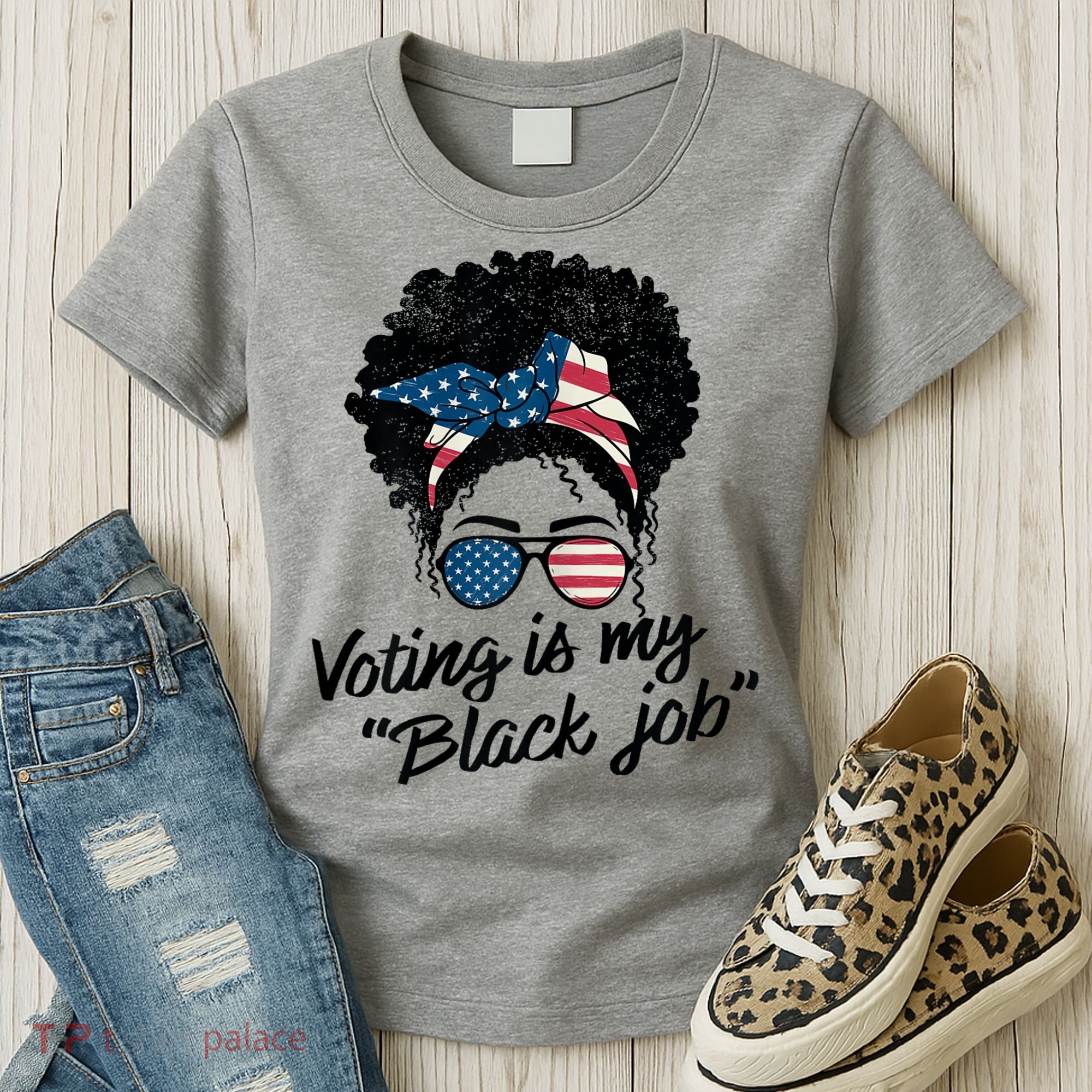 Voting Is My Black Job Women's T-Shirt