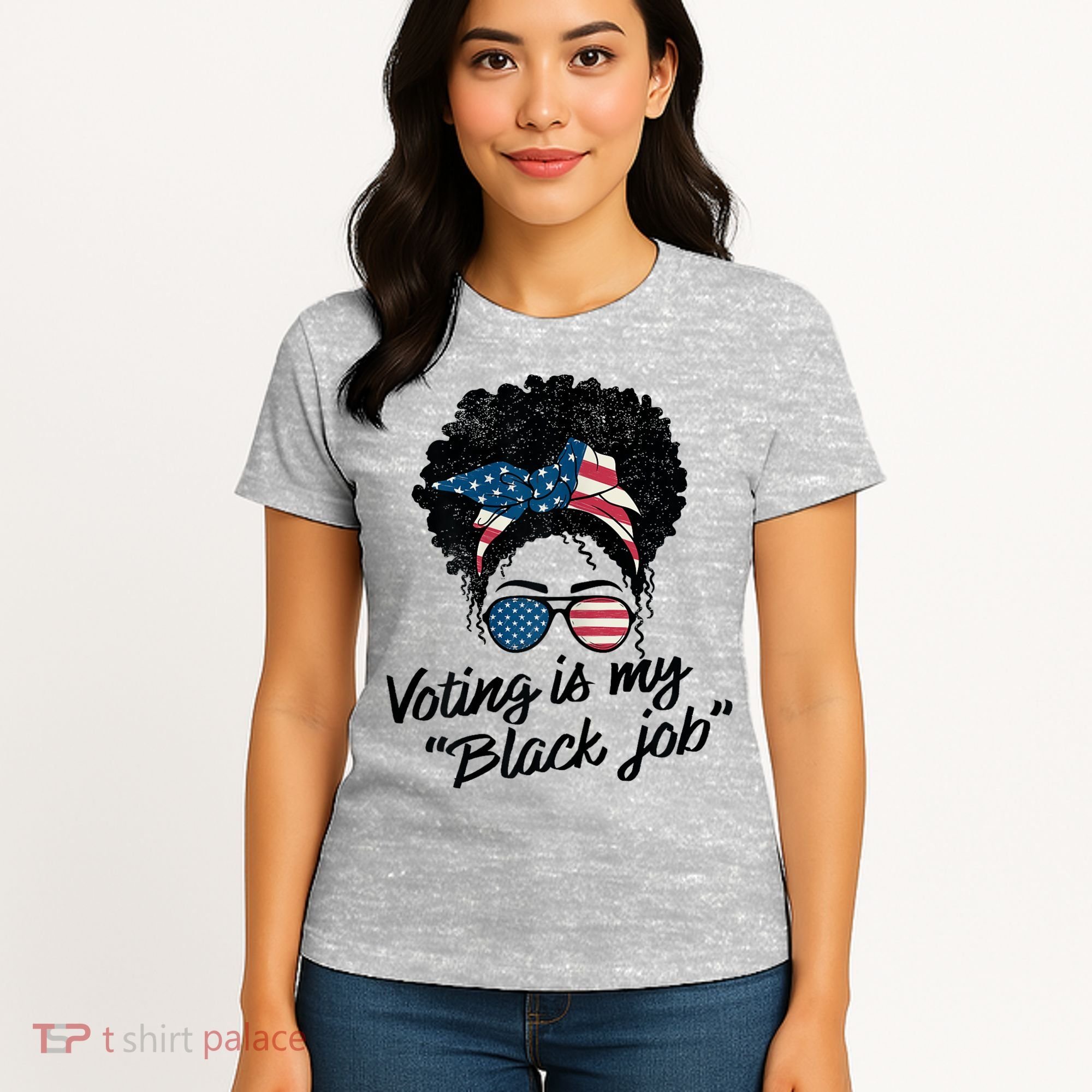 Voting Is My Black Job Women's T-Shirt