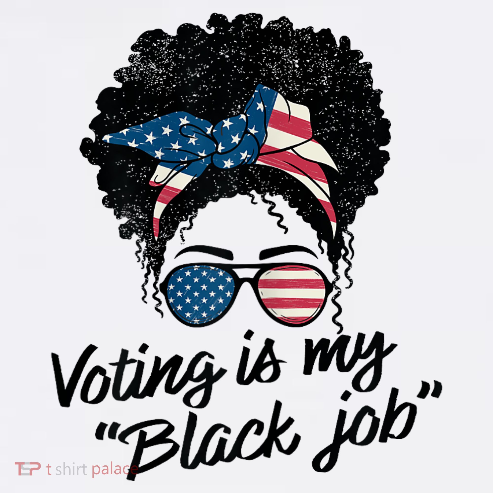 Voting Is My Black Job Mousepad