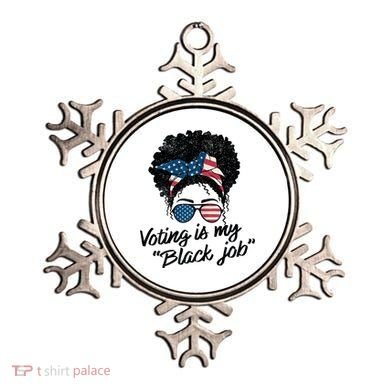 Voting Is My Black Job Ornament