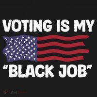 Voting Is My Black Job America Backpack thumb 2