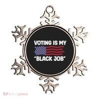 Voting Is My Black Job America Ornament thumb 0
