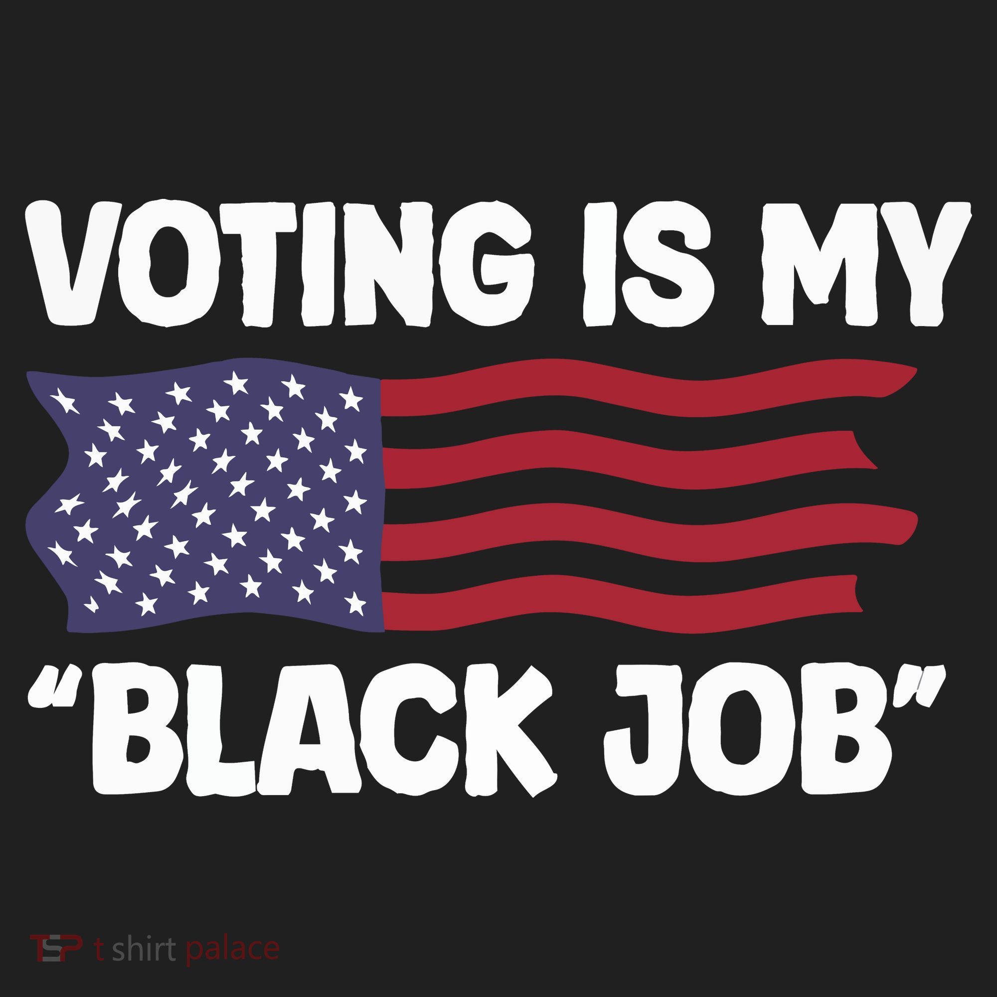 Voting Is My Black Job America Golf Towel