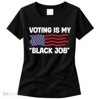 Voting Is My Black Job America Women's T-Shirt thumb 0