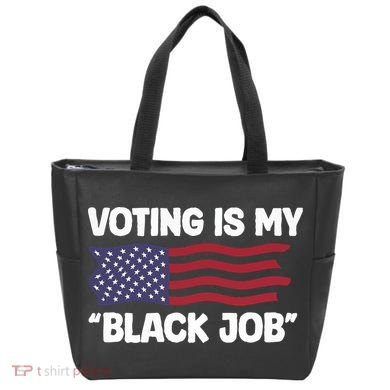 Voting Is My Black Job America Tote Bag