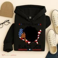 Voting Is My Black Job Black American Voting Hoodie thumb 4