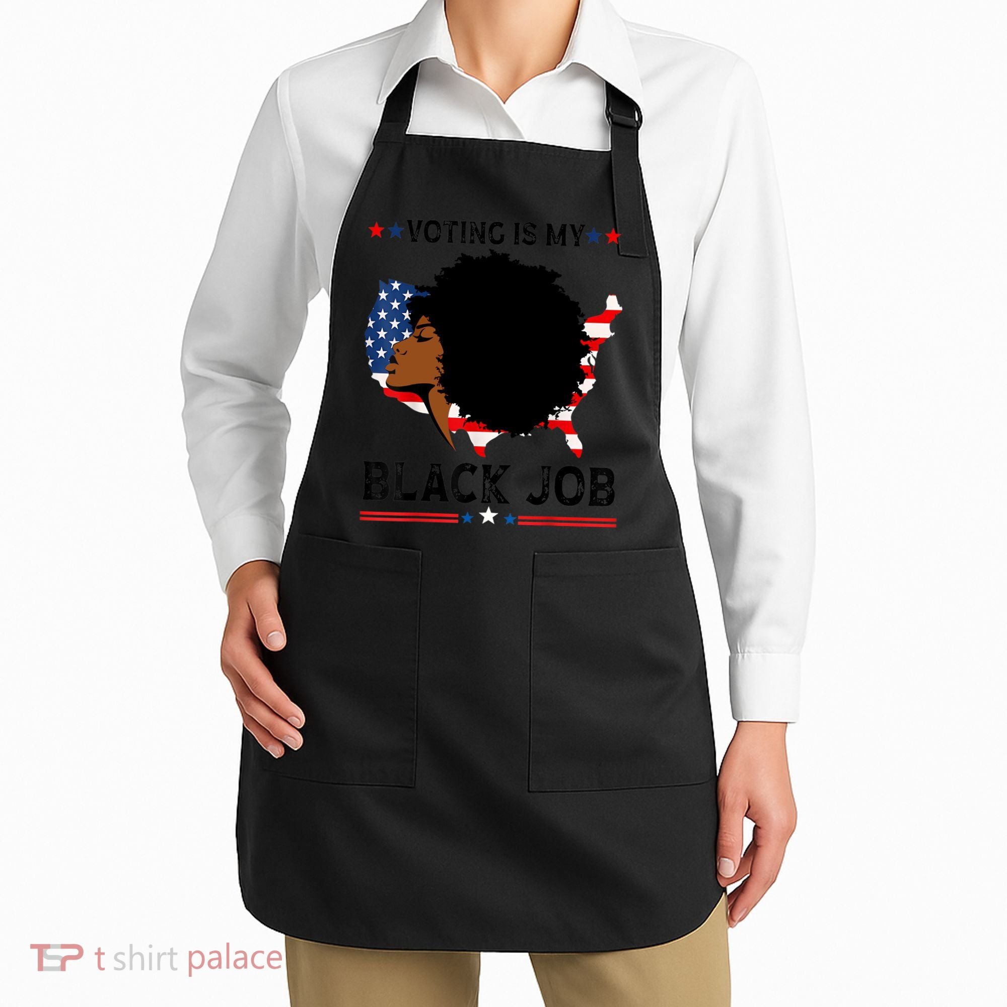 Voting Is My Black Job Black American Voting Apron