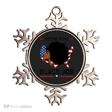 Voting Is My Black Job Black American Voting Ornament