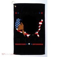 Voting Is My Black Job Black American Voting Golf Towel thumb 0