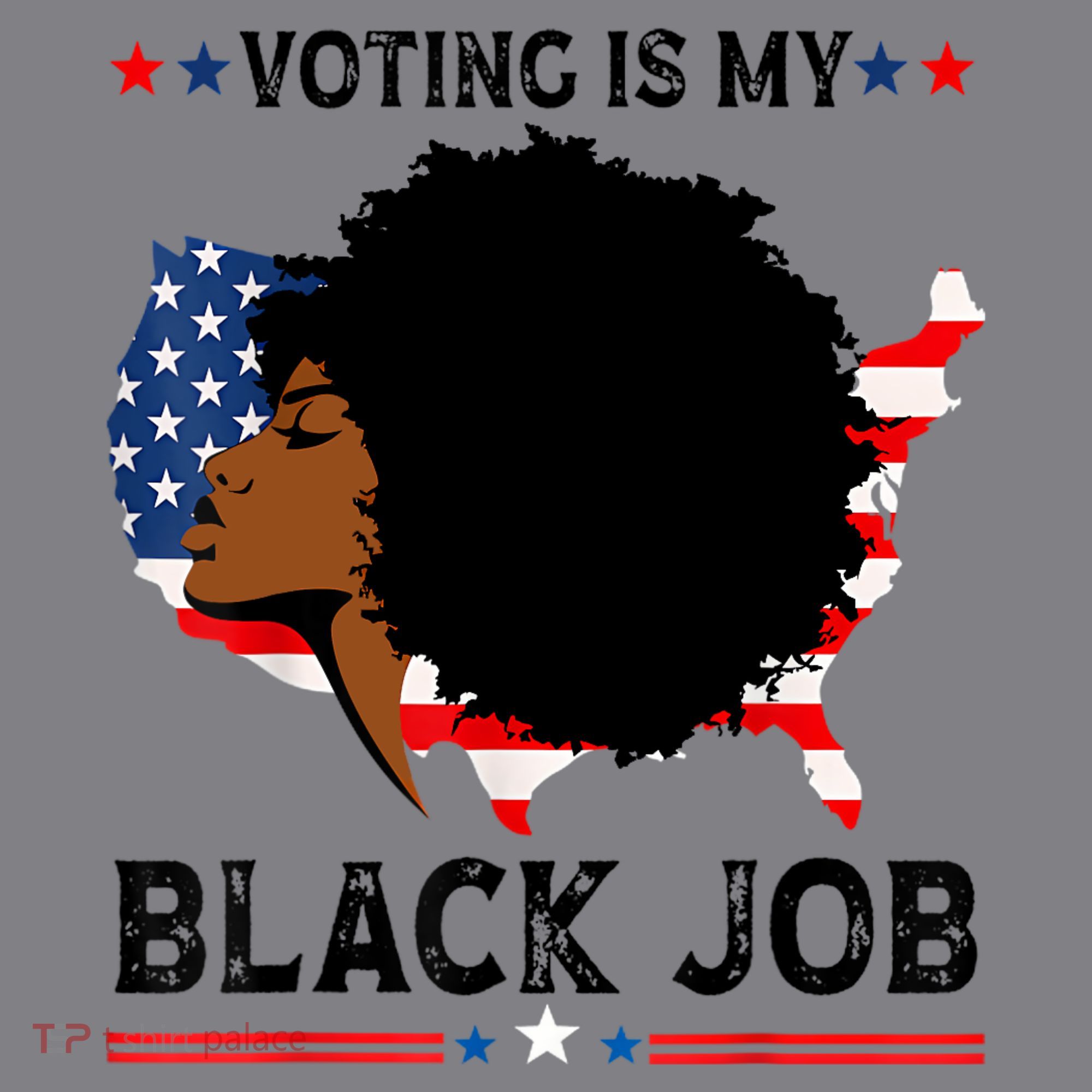 Voting Is My Black Job Black American Voting Long Sleeve Shirt
