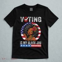 Voting Is My Black Job T-Shirt thumb 5