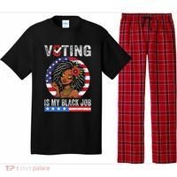 Voting Is My Black Job Pajama Set thumb 0