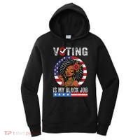 Voting Is My Black Job Women's Hoodie thumb 0