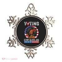 Voting Is My Black Job Ornament thumb 0