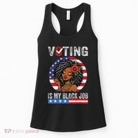 Voting Is My Black Job Women's Tank Top thumb 0